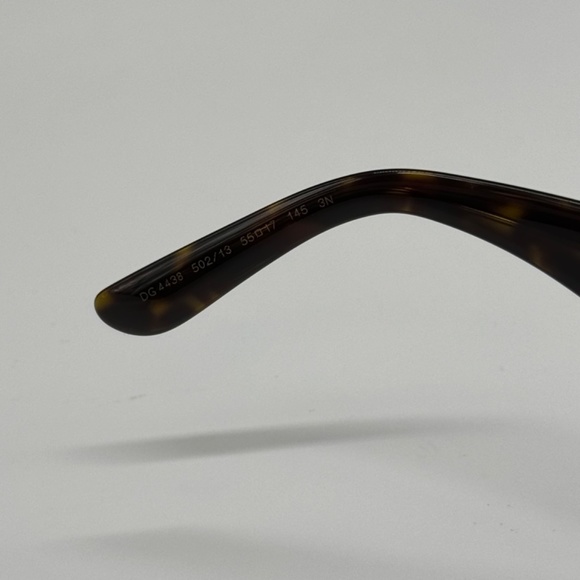 NEW DOLCE&GABBANA DG4438 502/13 WOMEN SUNGLASSES DG4438 50213 BROWN EYEWEAR - Picture 10 of 11